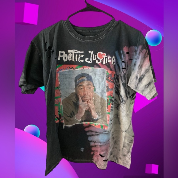 Chemistry Tops - Tupac Poetic Justice Tie-dye Shirt Size XL